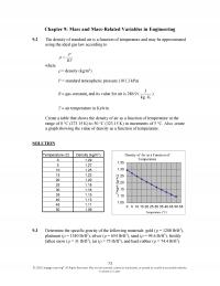 Civil Engineering Chapter 9 Mass And Massrelated Variables Engineering The Density Standard Air Function Temperature