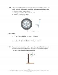 Civil Engineering Chapter 10 The Tire Wrench Shown The Accompanying Figure Used Tighten The Bolt Wheel