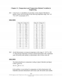 Civil Engineering Chapter 11 Temperature And Temperaturerelated Variables Engineering Using Excel Spreadsheet Your Choice Create