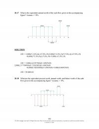 Civil Engineering Chapter 20 What The Equivalent Annual Worth The Cash Flow Given The Accompanying Figure