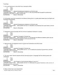 Counseling Post Facto Law Law Which Has Retroactive Effect True False Answer