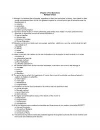 History & Theory Chapter 2 Test Questions Multiple Choice Although Believed That All People Regardless Their