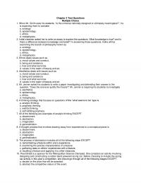 History & Theory Chapter 4 Test Questions Multiple Choice When Smith Asks His Students The Universe