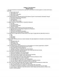 History & Theory Chapter 9 Test Questions Multiple Choice The Governmental Unit Empowered State Law Administer