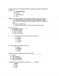 Algorithms Chapter 4 Data Structure That Uses Object Reference Variables Create Links Between Objects Linked