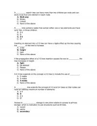 Algorithms Chapter 12 Search Tree Can Have More Than Two Children Per Node And Can
