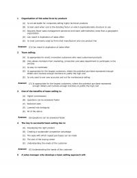 Sales 978-1138951723 Chapter 4 Quiz