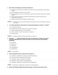 Sales 978-1138951723 Chapter 7 Quiz