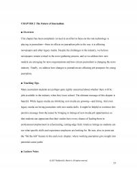 Communications Chapter 2 The Future Journalism Overview This Has Been Completely Revised Effort