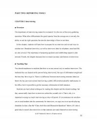 Communications Chapter 3 Part Two Reporting Tools Interviewing Overview The Importance Interviewing Cannot Overstated