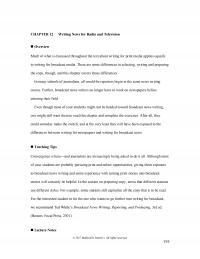 Communications Chapter 12&nbsp; Writing News For Radio And Television Overview Much What Discussed Throughout