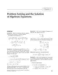 Chemical Engineering Chapter 5
