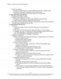 Human Resources Chapter 4  Employersponsored Retirement Plans Offer Tax Benefits Employees Not Pay Tax Their