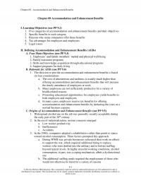 Human Resources Chapter 9  Accommodation And Enhancement Benefits Accommodation And Enhancement Benefits Learning Objectives