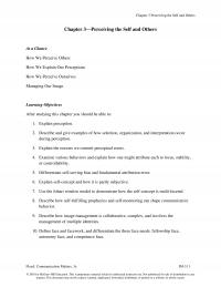 Speech Chapter 3  Perceiving The Self And Others  Perceiving The Self And Others