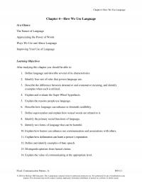 Speech Chapter 4  How Use Language  How Use Language Glance The Nature Language