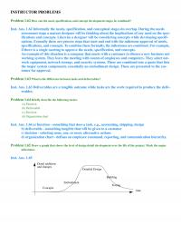 Industrial Engineering Chapter 1 Instructor Problemsproblem How Can The Need Specification And Concept Development Stages Combinedinst