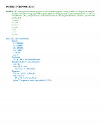 Industrial Engineering Chapter 7 Instructor Problemsproblem Write General Computer Program Solve The Following Project Costing Problem