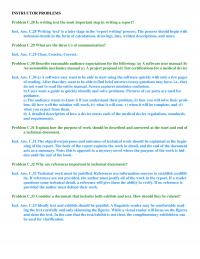 Industrial Engineering Appendix C Instructor Problems Problem Writing Text The Most Important Step Writing Report Inst
