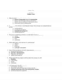 Performing Arts 978-1285077390 Chapter 2 Quiz