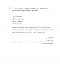 International Business Chapter 5 Means Standing The Shoes Stakeholder And Asking How Proposed Decision Might Impact