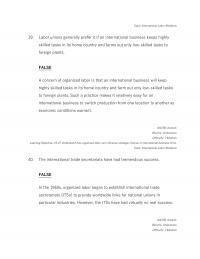 International Business Chapter 19 Topic International Labor Relations Labor Unions Generally Prefer International Business Keeps Highly