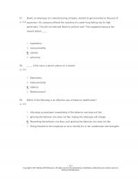 Human Resources Chapter 5 David Employee Manufacturing Company Wanted Get Promoted The Post Supervisor His Company