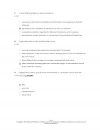 Human Resources Chapter 14 Selffulfilling Prophecy Best Described Process Which The Mind Quickly Sorts Information Into