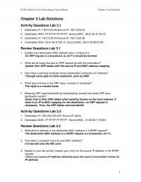Networking Chapter 3 Homework Ccna Guide Cisco Networking Fourth Edition Lab Solutions Lab Solutions