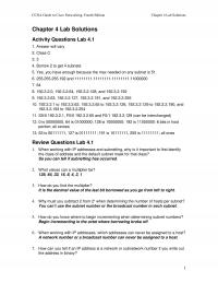 Networking Chapter 4 Homework Ccna Guide Cisco Networking Fourth Edition Lab Solutions Lab Solutions