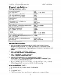 Networking Chapter 8 Homework Ccna Guide Cisco Networking Fourth Edition Lab Solutions Lab Solutions