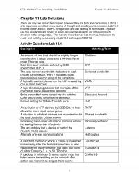 Networking Chapter 13 Homework Ccna Guide Cisco Networking Fourth Edition Lab Solutions Lab Solutions