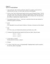 Object-Oriented Software Design Chapter 15 Answers Concept Questions Alice Uses The Term Item And Java Uses