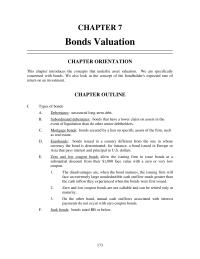 Financial Management – Keown Chapter 7