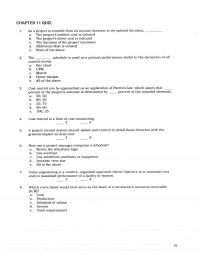 Civil Engineering Chapter 11 As a project is crashed from its normal duration to its optimal duration