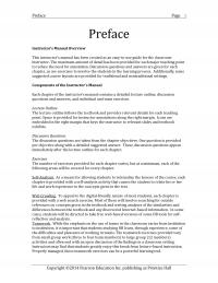 Human Resources Preface Page Preface Instructors Manual Overview This Instructors Manual Has Been Created