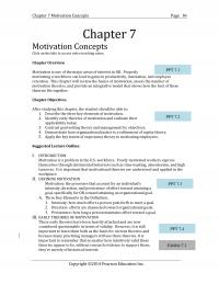 Human Resources Chapter 7 Motivation Concepts Page Motivation Concepts Click The Title Access Video