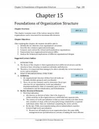 Human Resources Chapter 15 Foundations Organization Structure Page Foundations Organization Structure Overview Ppt