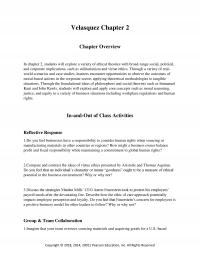 Business Ethics Chapter 2 Velasquez Overview Students Will Explore Variety Ethical Theories With