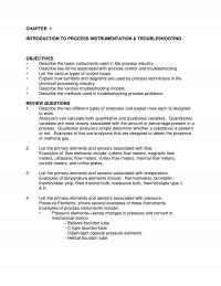 Industrial Engineering CHAPTER 1 Introduction Process Instrumentation Amp Troubleshooting Objectives Describe The Basic Instruments Used