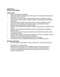 Industrial Engineering Chapter 14 Distillation Model Objectives Apply The Principles Distillation Analyze The Relationship Between