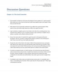 Counseling DQ16 Instructor Resource Perkinson Chemical Dependency Counseling Edition Sage Publishing Discussion Questions