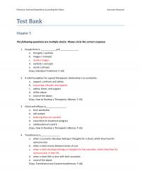 Counseling Perkinson5e_TB05 Perkinson Chemical Dependency Counseling Edition Instructor Resources Test Bank The Following