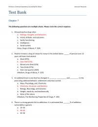 Counseling Perkinson5e_TB07 Perkinson Chemical Dependency Counseling Edition Instructor Resources Test Bank The Following