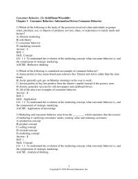 Marketing Chapter 1 Consumer Behavior Schiffman wisenblit Consumer Behavior Information driven Consumer Behavior Which The Following