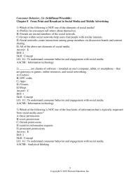 Marketing Chapter 8 Consumer Behavior Schiffman wisenblit From Print And Broadcast Social Media And Mobile
