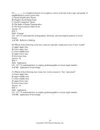 Marketing Chapter 10 Weighted Measure Occupation Source Income House Type And Quality Neighborhood Assess Social