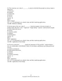 Marketing Chapter 11 The American Core Value Central The Belief That People Can Always Improve