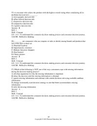 Marketing Chapter 14 Consumer Who Selects The Product With The Highest Overall Rating When Considering