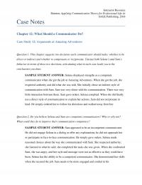 Business Communication Chapter 12 1 Instructor Resource Dainton Applying Communication Theory For Professional Life Sage Publishing Case